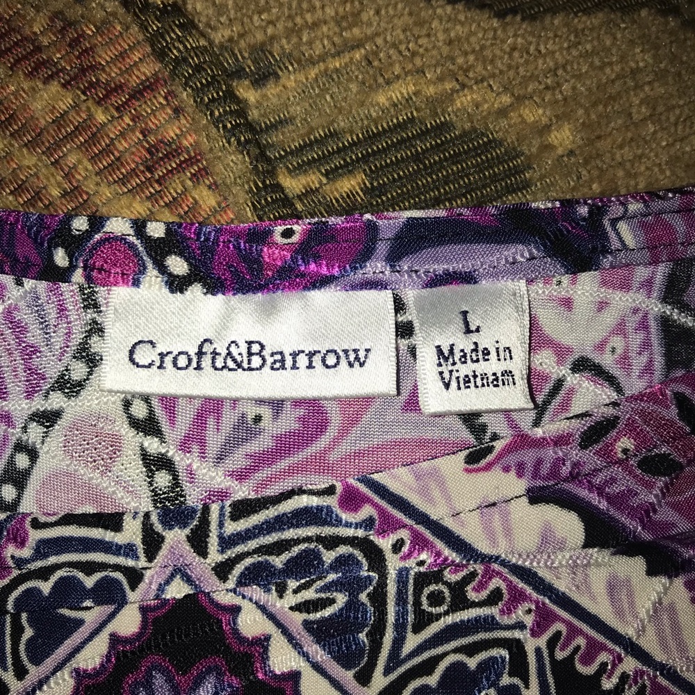Pretty Purple Top - L - Picture 5 of 6